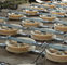 ফাইবার অপটিক কেবল লাইন বেসিক নির্মাণ সরঞ্জাম বড় ব্যাস φ660x100mm স্ট্রিংিং পুলি ব্লক