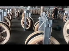 স্ট্রিংিং পলি ব্লক নাইলন চাকা তারের রোলার