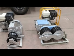 ক্যাবল টানার জন্য 5T ডাবল ড্রাম গ্যাসিন লিঞ্চ