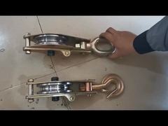 স্ন্যাপ স্টীল তারের দড়ি পলি ব্লক