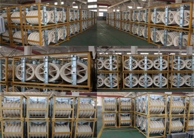কেনা Four Bundled Conductor Pulley Block Section Area Under 630mm2 Line Stringing With Nylon Wheel online manufacture
