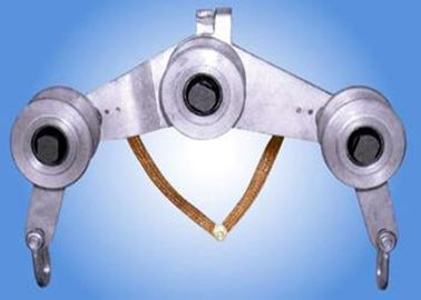 কেনা Three Wheel Structure Transmission Line Stringing Tools Earthing Pulley Block and Tackle online manufacture