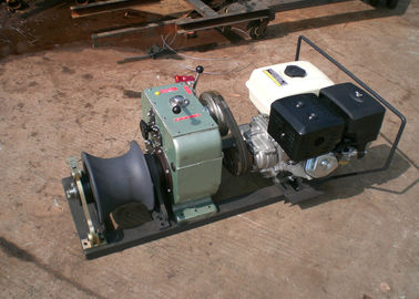 কেনা 5 Tons Petrol Engine Cable Winch Puller / gasoline engine powered winch online manufacture