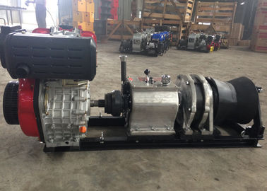 কেনা Tower Erection Tools 5 Ton Speedy Diesel Engine Wire Rope Winch For Cable Pulling online manufacture