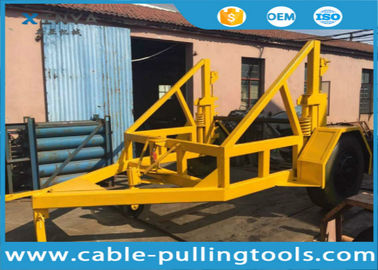কেনা 3T - 10T Heavy duty suspension cable drum reel carrier trailer for cable pulling online manufacture