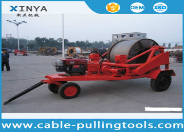 কেনা 3 - 8T Multi function Full Cable Drum Trailer Machine for electric power construction online manufacture