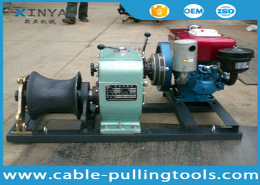 কেনা Small Volume 5 Ton Diesel Engine Powered Winch for Cable Pulling With Belt Driven online manufacture