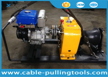 কেনা 8T Petrol Powered Winch For Cable Pulling Project Overhead Line Transmission online manufacture