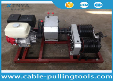 কেনা 5T Cable Drum Gasoline Engine Powered Winch For Pulling / Lifting During Tower Erection online manufacture