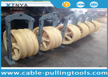 কেনা Transmission Line Stringing Tools 3 Wheel Nylon Stringing Pulley Block for Twin Bundled Conductor online manufacture