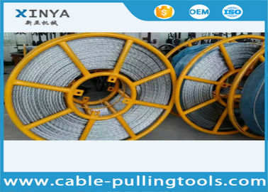 কেনা ISO 22 mm Breakage Tension 320 kN Anti twist Wire Rope Galvanized Steel High Voltage Line Stringing online manufacture