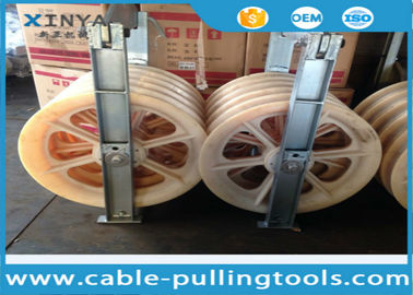 কেনা Large Diameter Bundled Conductor Pulley Power Line Stringing Equipment Block With Five Nylon Wheel 660mm online manufacture