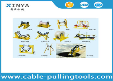 কেনা Different Types Underground Cable Pulling Roller Cable Pulley With Aluminum / Nylon Wheel online manufacture