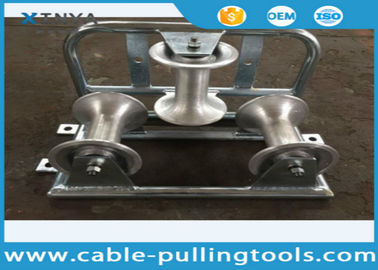 কেনা Galvanized Aluminum Heavy Duty Triple Corner Cable Roller , Rated Load 10KN online manufacture