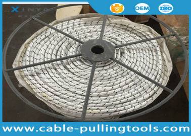 কেনা High Strength Fiber Optic Cable Tools Polyester PP Double Braided Rope For Pulling OPGW online manufacture