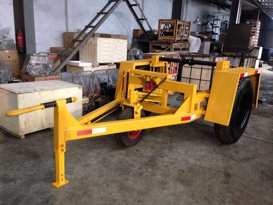 কেনা আন্ডারগ্রাউন্ড ক্যাবল হ্যান্ডেলিংয়ের জন্য ডুয়াল ব্রেকিং সিস্টেম সহ ৫-টন ক্ষমতা সম্পন্ন ভারী-শুল্ক কেবল ড্রাম ট্রেলার online manufacture