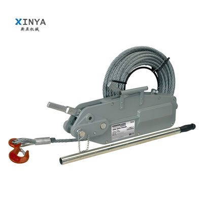 কেনা 20 Meters Long Steel Wire Rope Manual Hoist Winch with 0.8-5.4T Capacity for Power Construction online manufacture