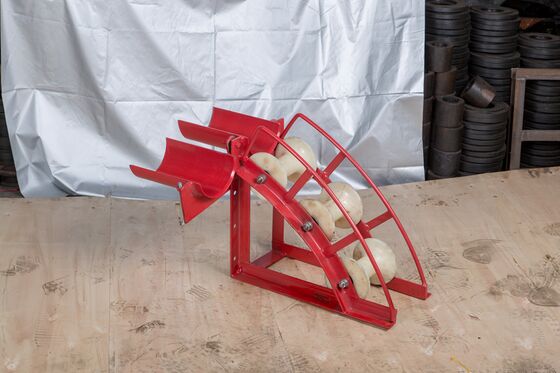 কেনা B Series Heavy-Duty Cable Entrance Protection Roller for Underground Cable Pulling with 80-200mm Tube Diameter and 17-23kg Weight online manufacture