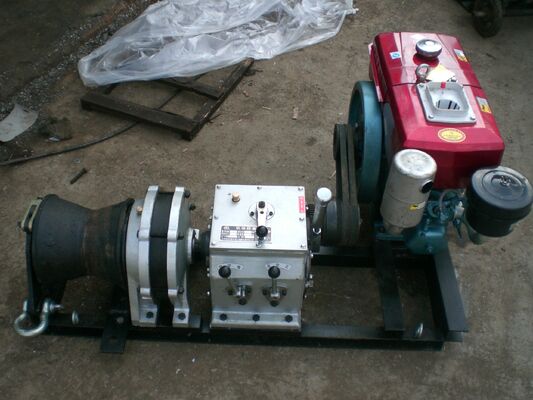 কেনা 5-Ton Capacity Diesel Engine Powered Capstan Winch for High-Speed Cable Pulling and Lifting online manufacture