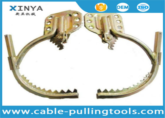 মেক্স 400 মিমি কাঠের খুঁটির জন্য স্পাইক সহ ভারী দায়িত্ব বৈদ্যুতিক কাঠের খুঁটি আরোহী