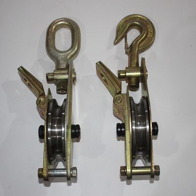 রোপ লিফটিং টাওয়ার ইরেকশন সরঞ্জাম হুক টাইপ ভারী দায়িত্ব তারের রোপ স্ন্যাপ পলি ব্লক